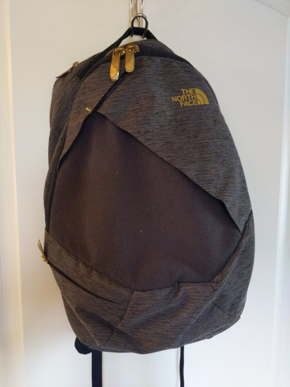 The North Face Electra Backpack Charcoal Metallic Heather Gray